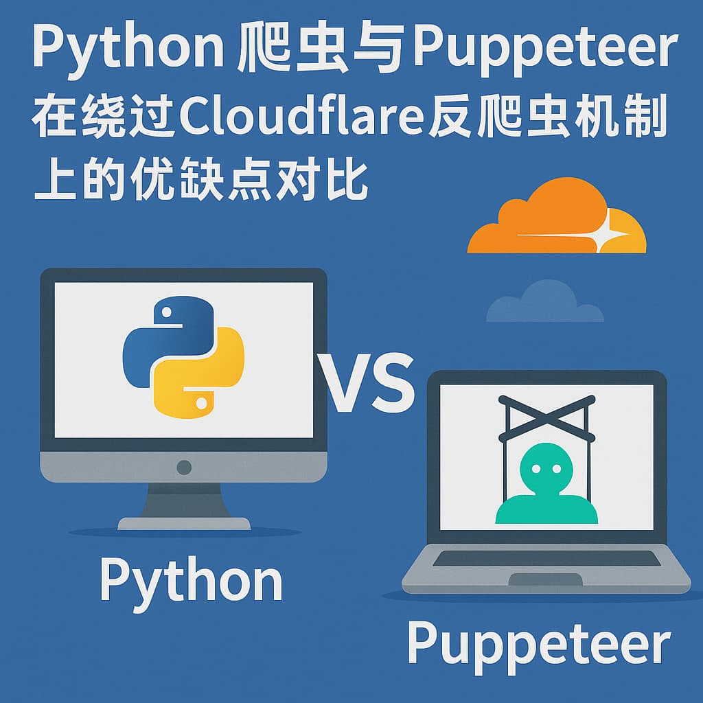Python爬虫与Puppeteer对比:绕过Cloudflare反爬虫机制的最佳选择解析 1 02dc9c66 0161 4c7a bc04 17dcf93745f4