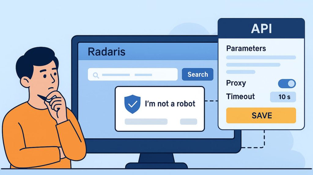 访问Radaris频繁跳出验证提示?代理API配置要注意哪些参数 1 2