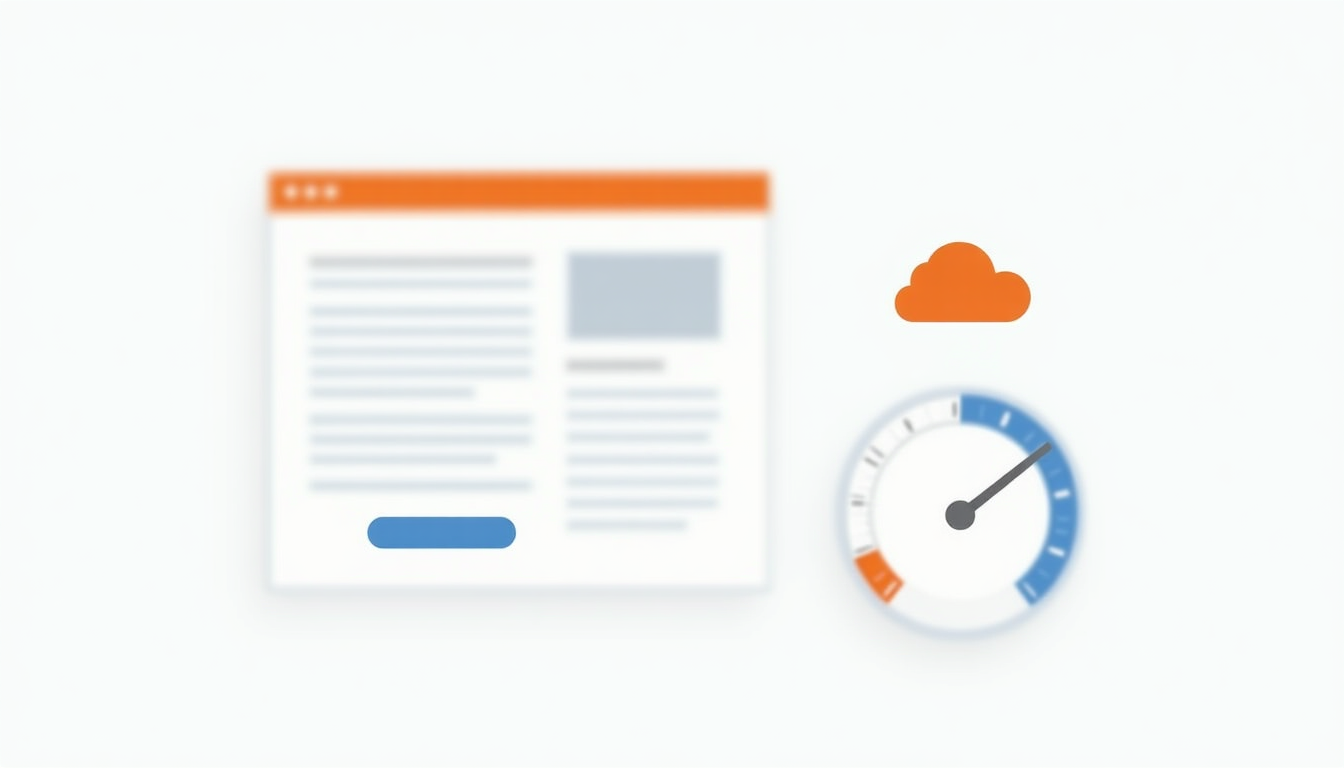 Turnstile 脚本加载与 SEO 性能示意图