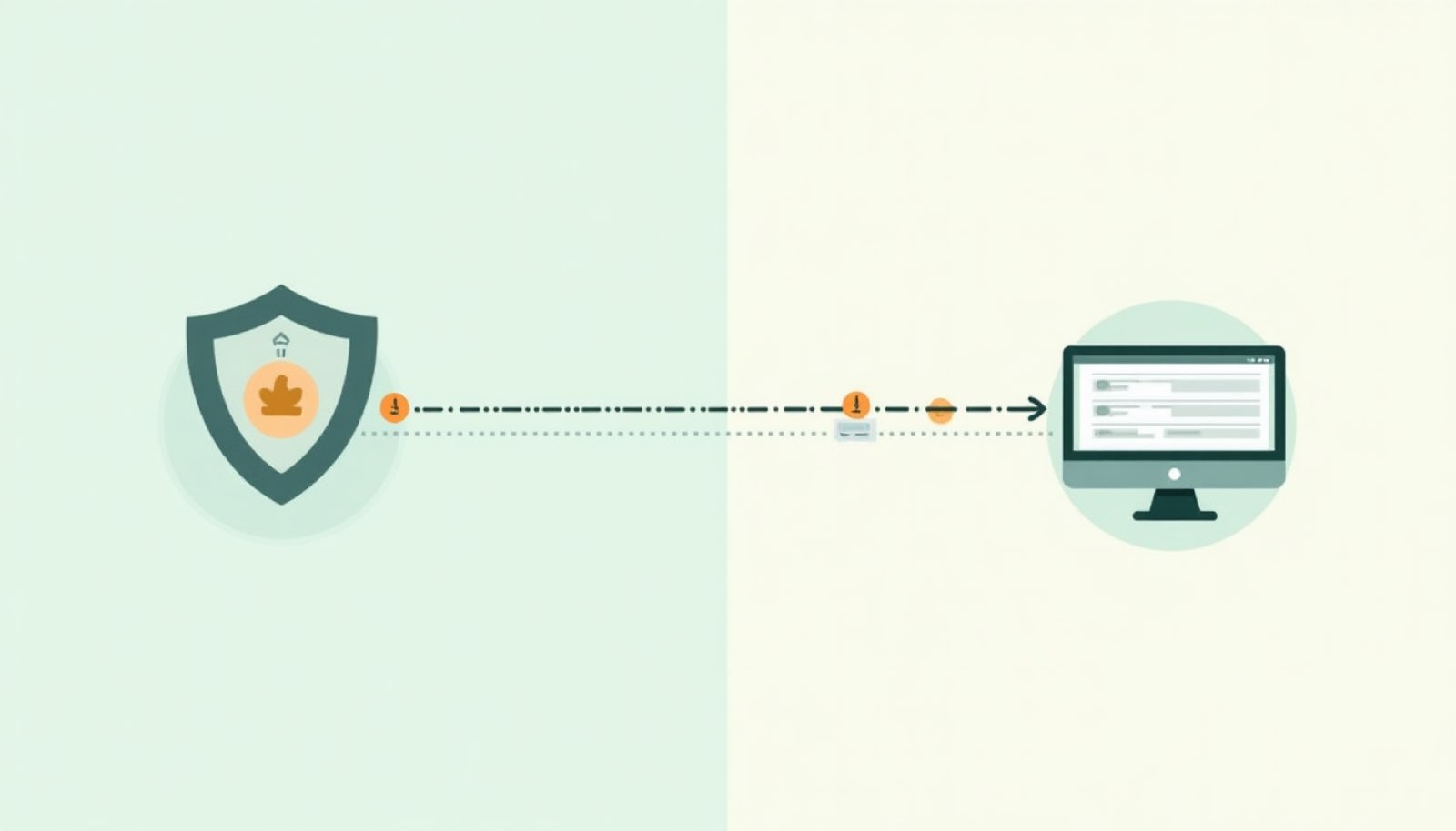 Abstract visual showing separate stable login and scraping routes