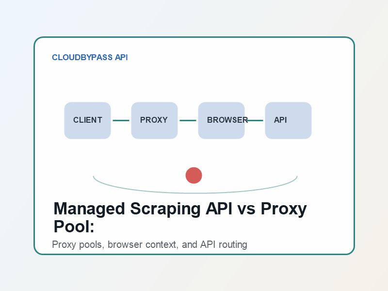 Managed Scraping API vs Proxy Pool: Which One Should Your Team Use? - Cloudbypass API